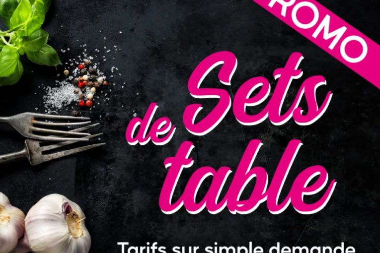 Promo sets de Table en papier