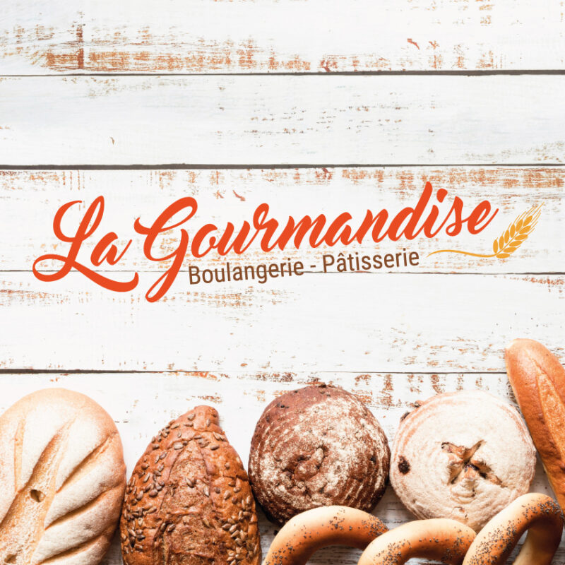 Création Logo Boulangerie la Gourmandise