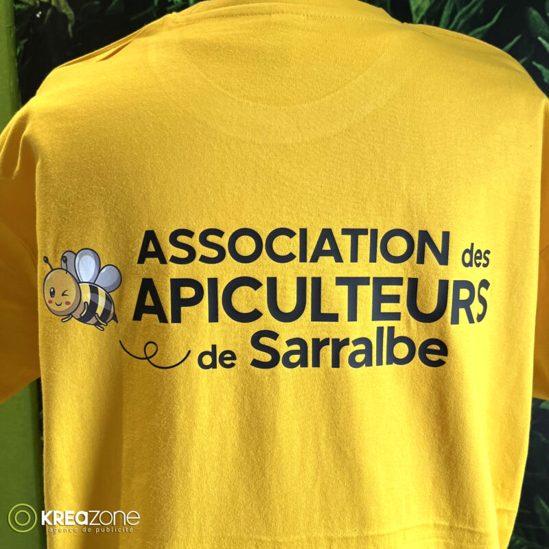 Flocage T-shirt apiculteurs Sarralbe