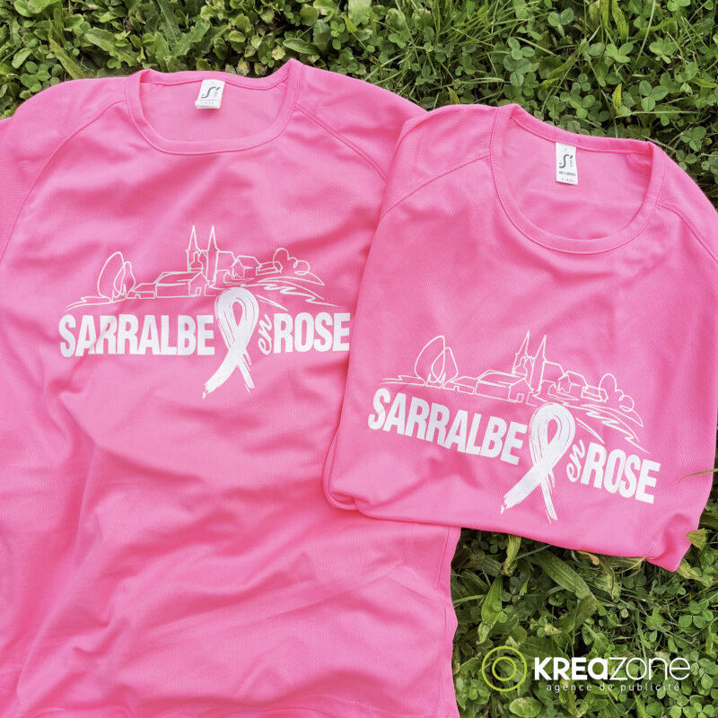 Sérigraphie T-shirts Sarralbe en Rose